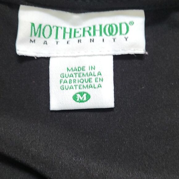 Black Elastic Empire II Maternity Dress - Picture 4 of 5